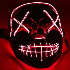 Puhdistuksen Y&ouml; The Purge LED-naamio Punainen