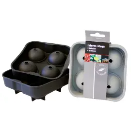 Silikonimuotti 4 J&auml;&auml;pallolle 12,5 x 5 cm