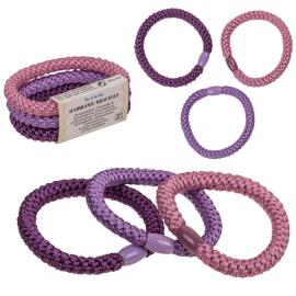 Hiuslenkit Violettis&auml;vyinen Sekoitus 3 kpl