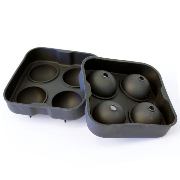 Silikonimuotti 4 Jääpallolle 12,5 x 5 cm