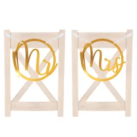 Tuolikoriste Mr & Mrs