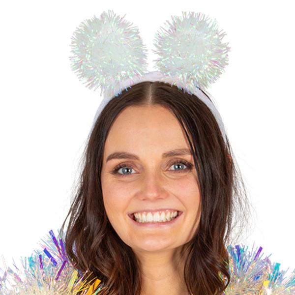 LED Panta Pom Pomeilla Valkoinen