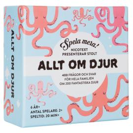 Spela Mera: Allt Om Djur Tietopeli