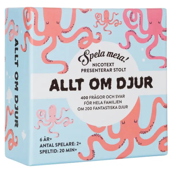 Spela Mera: Allt Om Djur Tietopeli