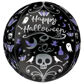Happy Halloween Pyöreä Folioilmapallo