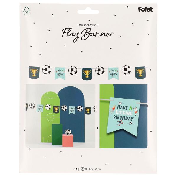 Lippuviirinauha Jalkapallojuhlat 6 m