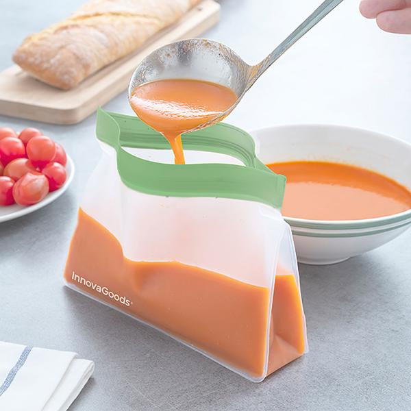 Uudelleenkäytettävät Zip-Vetoketjupussit