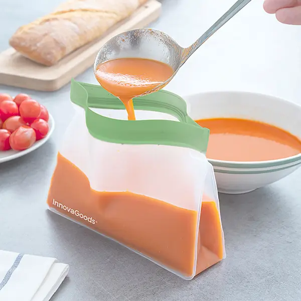 Uudelleenkäytettävät Zip-Vetoketjupussit