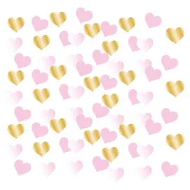 Konfetti Hearts 1st Birthday Ombre