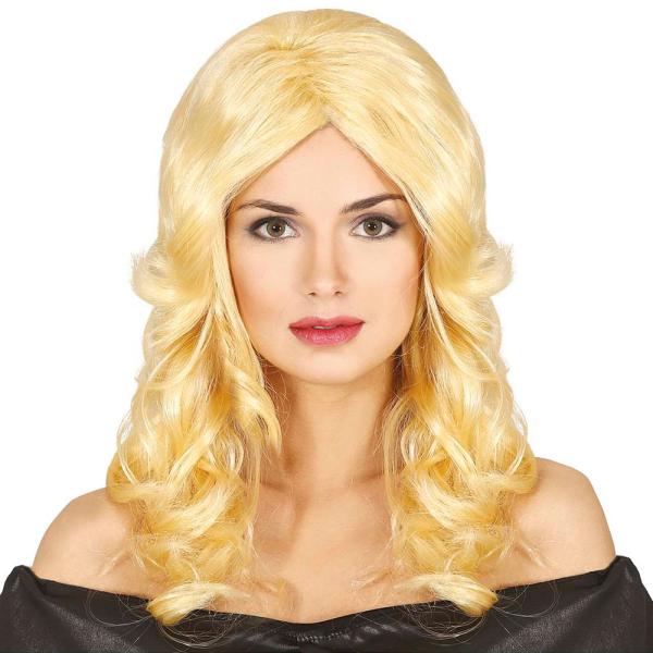 Blondi Peruukki Kiharoilla