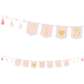 Oh Baby Kangasviirinauha Tupsut Pinkki