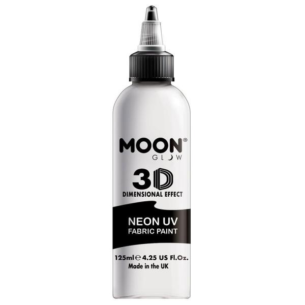 Moon Glow Neon UV Tekstiiliväri Valkoinen 125 ml
