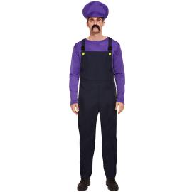 Putkimiehen Asu Musta/Violetti