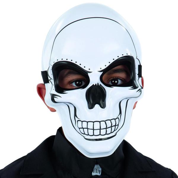 Valkoinen Pääkallonaamio Lapsille