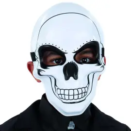 Valkoinen Pääkallonaamio Lapsille