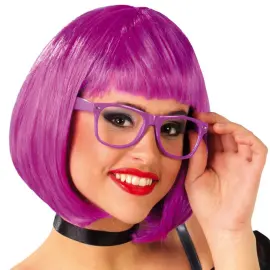 Lyhyt Peruukki Violetti