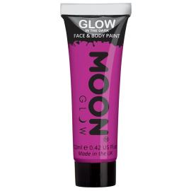 Moon Glow Glow in the Dark Vartalo- & Kasvomaali Violetti