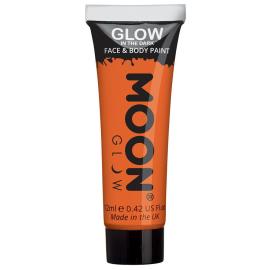 Moon Glow Glow in the Dark Vartalo- & Kasvomaali Oranssi