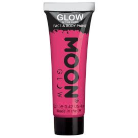 Moon Glow Glow in the Dark Vartalo- & Kasvomaali Vaaleanpunainen