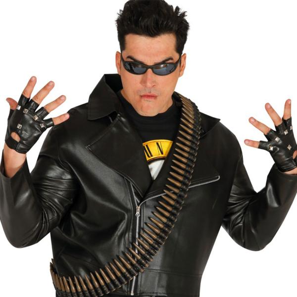 Punk-hanskat Musta