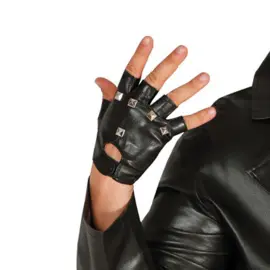 Punk-hanskat Musta