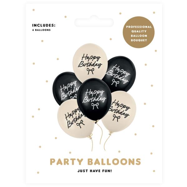 Happy Birthday Lateksiilmapallot Rusetti 30 cm