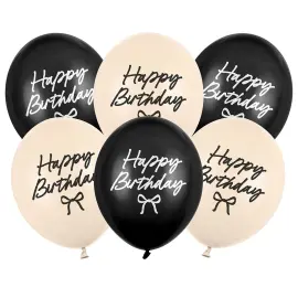 Happy Birthday Lateksiilmapallot Rusetti 30 cm