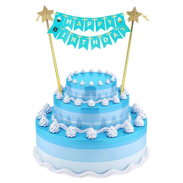 Baby Boy Kakkukoriste Happy Birthday