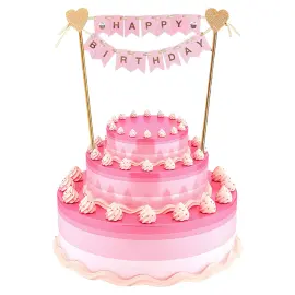 Baby Girl Kakkukoriste Happy Birthday