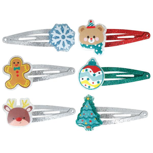 Hiusklipsit Jouluaiheella 6 kpl