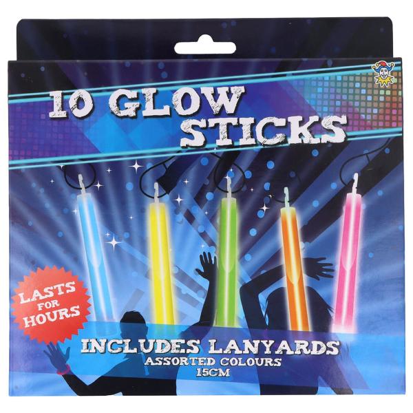 Glowsticks Valotikut Värisekoitus 10 kpl