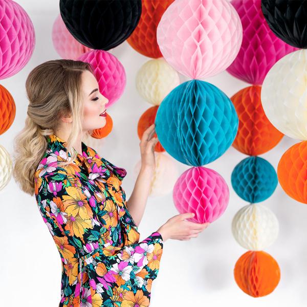 Riippuva Honeycomb Kermanvaalea 20 cm