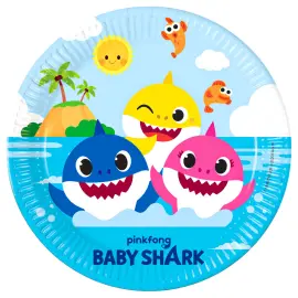 Baby Shark Synttärit Pahvilautaset