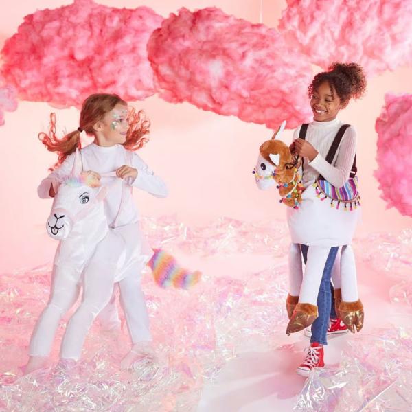 Ratsastava Yksisarvinen Lasten Naamiaisasu