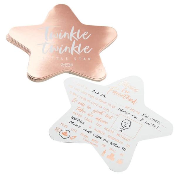 Baby Shower Advice Cards Ruusukulta