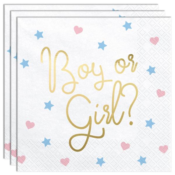 Baby Shower Boy or Girl Lautasliinat