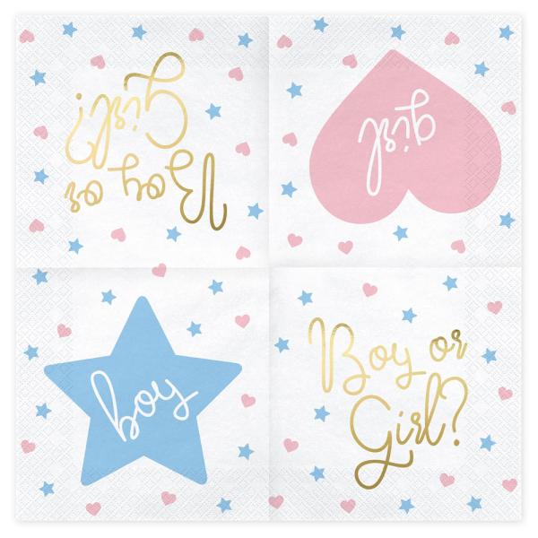 Baby Shower Boy or Girl Lautasliinat