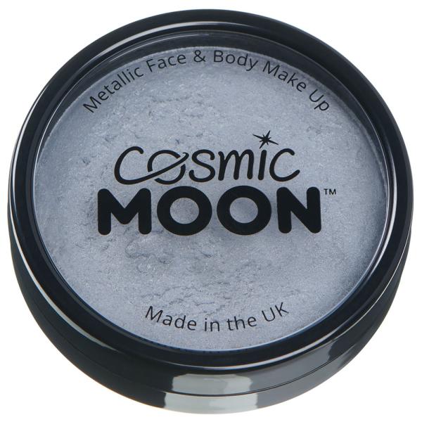 Cosmic Moon Metallinen Vartalo- & Kasvomaali Hopea 36 g