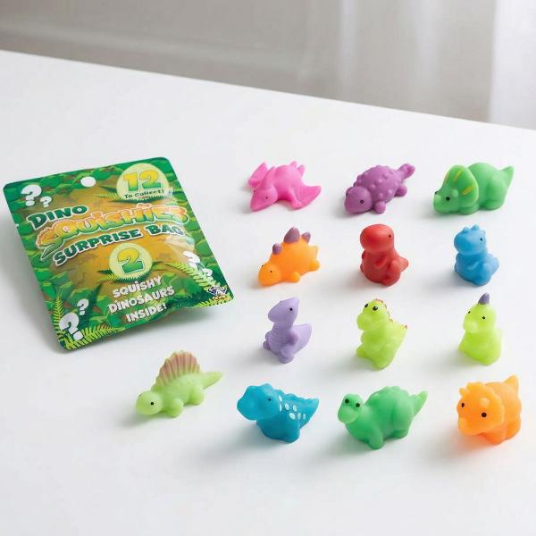 Squishy Dinosaurukset Keräilylelut 2 kpl