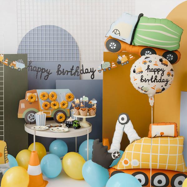 Folioilmapallo Betoniauto 81 x 48 cm