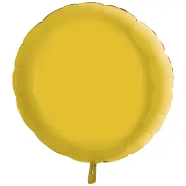 Folioilmapallo Pyöreä Pastellikeltainen XL