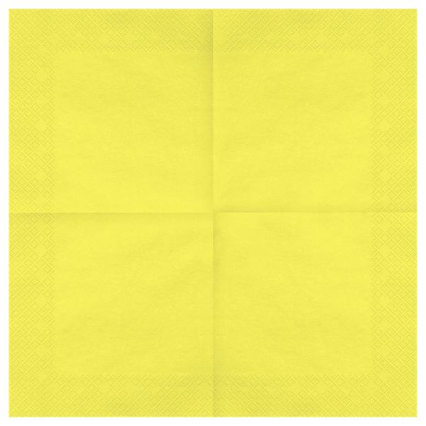 Paperiservetit Keltainen