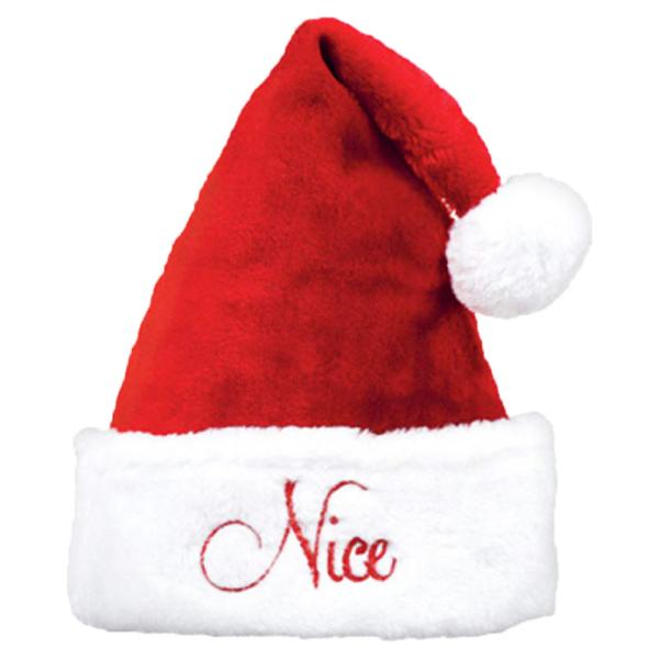 Tonttulakki Naughty & Nice 2 kpl