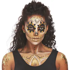 Day Of The Dead Meikkisetti Kulta