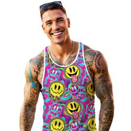 T-Paita Psykedeelinen Smiley