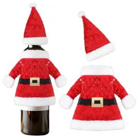 Pullokoriste Joulupukin Asu Paljeteilla