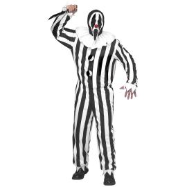 Naamiaisasu Ghostface Klovni Raidallinen
