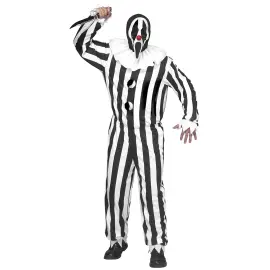 Naamiaisasu Ghostface Klovni Raidallinen