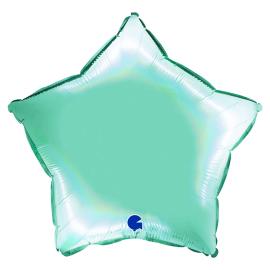 Ilmapallo Tähti Holografinen Platina Tiffany