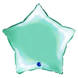 Ilmapallo Tähti Holografinen Platina Tiffany